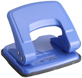 Kangaro Desk Essentials DP-600 2 Hole Metal Classic Medium Paper Punch | Removable Chip Tray With Du